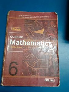 Concise Mathematics Middle School 6 by Selina