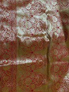 Elegant Red Banarasi Silk Saree