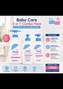 Sebamed Baby Care 3-in-1 Combo Pack