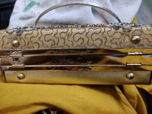 Golden Bridal clutch