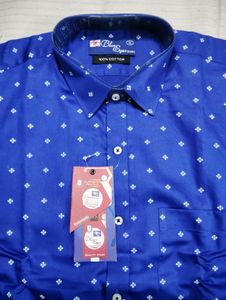 Men's Blue Full sleeve Shirt
