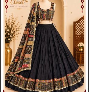 Elegant Black Lehenga Choli Set