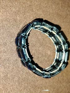 Sparkling Blue Gemstone Bracelet