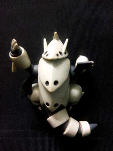 Pokemon Official TOMY Aggron figure.