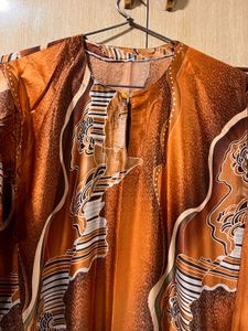 Rust Colored Kurti Cum Pheran