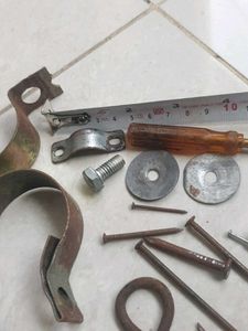 Assorted Hardware and Tools