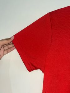 Vibrant Red Basic T-Shirt