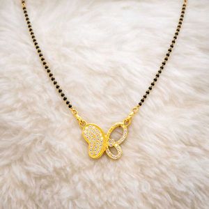 Sparkling Butterfly Mangalsutra