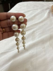 Elegant Pearl Drop Earrings