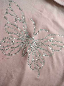 Chic Pink Butterfly Top