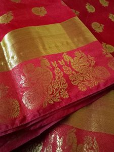 Beautiful Red &amp; Gold Saree
