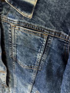 Blue Acid Wash Denim Jacket