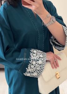 Teal Ethnic Co-ord Set