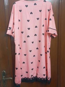 Cute Pink Heart Nightgown