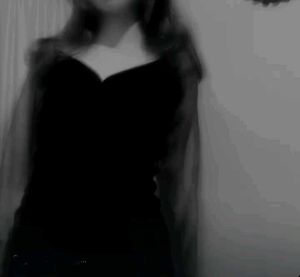 Elegant Black Sheer Sleeve Dress