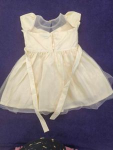 Hop Lemon yellow Party Dress 4-6 yrs