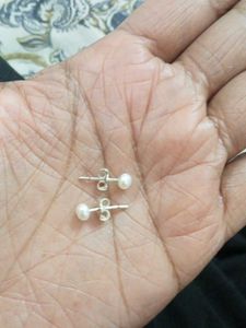 sterling silver freshwater Pearl Studs