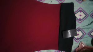 Maroon Mini dress