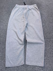 Grey Wide Leg Sweatpants