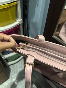 Chic Pink Tote Handbag