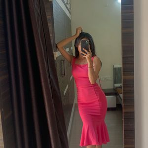 Hot Pink Bodycon Dress