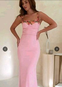 brand new pink floral dress