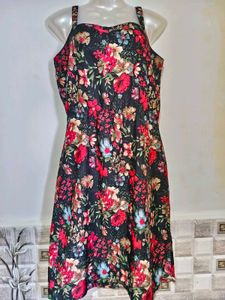 Chic Floral Print Midi Dress