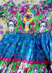 Frida Kahlo Inspired Maxi Dress