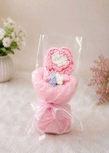 Handmade Crochet peony Flower Bouquet