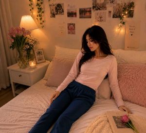 Comfortable Dark Blue Fleece Pants