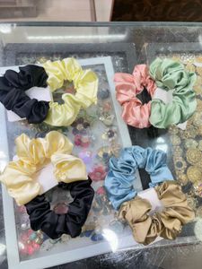 Satin Scrunchie Set of 2