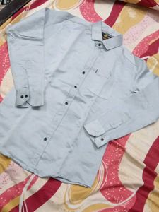 Men's Light Blue Casual Shirt