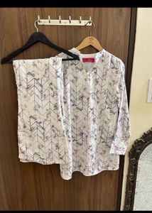 Stylish Printed Kurta with Pants Set