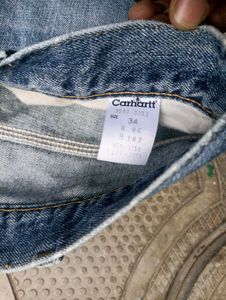 Carhartt Light Wash Distressed Denim Jeans