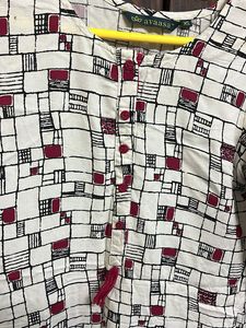 Stylish Geometric Print Kurta