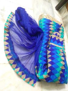 Royal Blue Indian Outfit