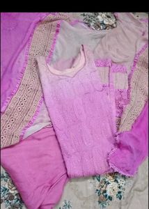 Beautiful Pink Kurta Set with Dupatta
