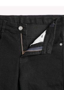 Black Straight Leg Jeans