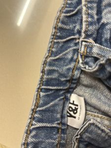 Blue Denim Cargo Pants