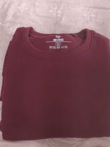 Maroon "No Fuss" Sweatshirt