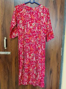 Vibrant Floral Print Kurta
