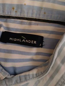 Men's Striped Button-Down Shirt