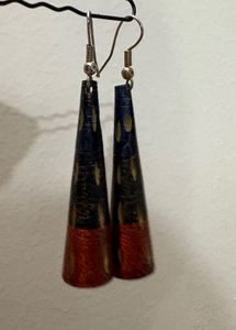 Unique Tapered Conical Earrings