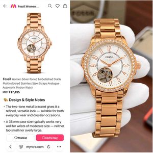 Fossil ME3058 is a stylish automatic watch from Ar