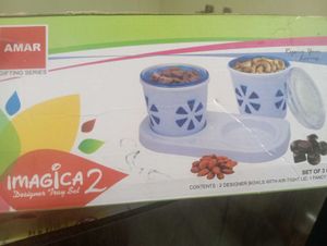 Dry Fruits container+fruits box combo