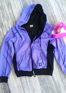 Purple & Black Fashion Hoodie,very much like new