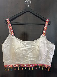 Embroidered Mirror Work Blouse
