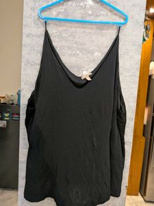 Black Spaghetti Strap Camisole Top