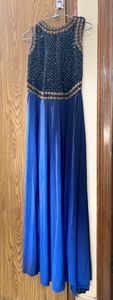 Sparkling Royal Blue Maxi Dress