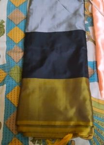 Elegant Silk Blend Saree with Blouse Petticoat Fre